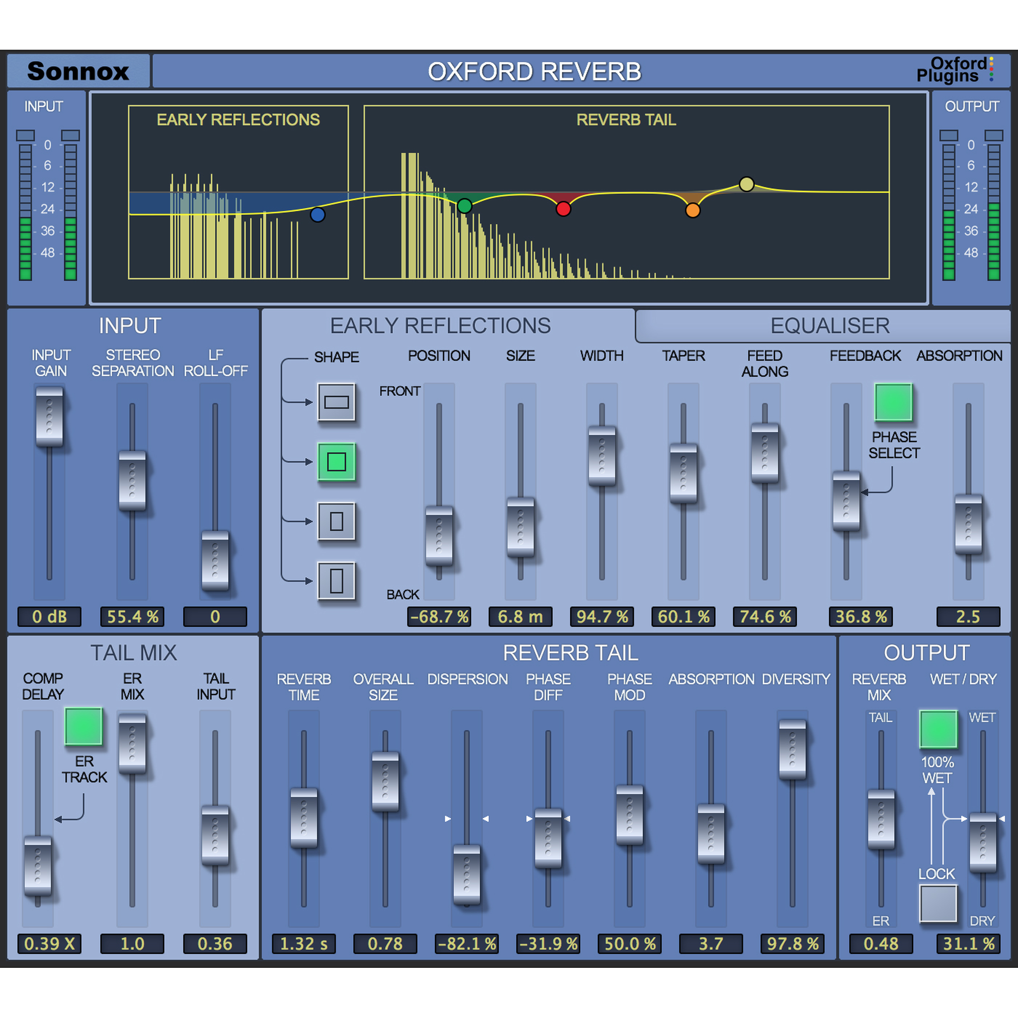 Reverb User Interface